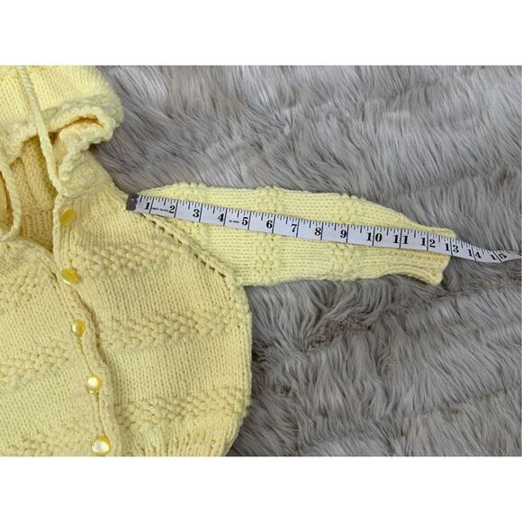 Baby Handmade Knit Sweater with Hood - Picture 5 of 5